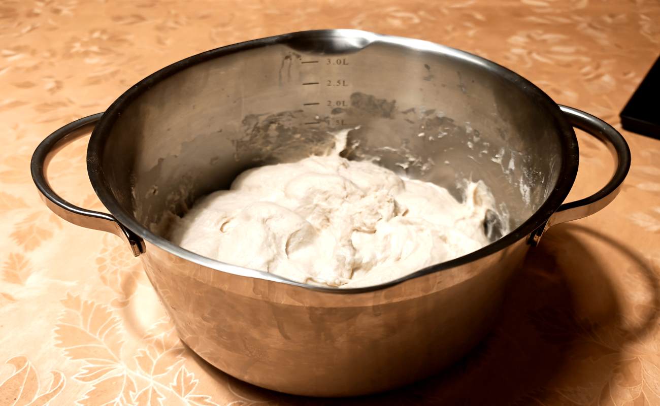 Vorteig zum Br�tchen backen